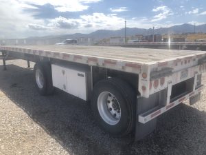 ROAD BUTE MODEL CF-1060 Flat Bed Trailer with Tool Boxes