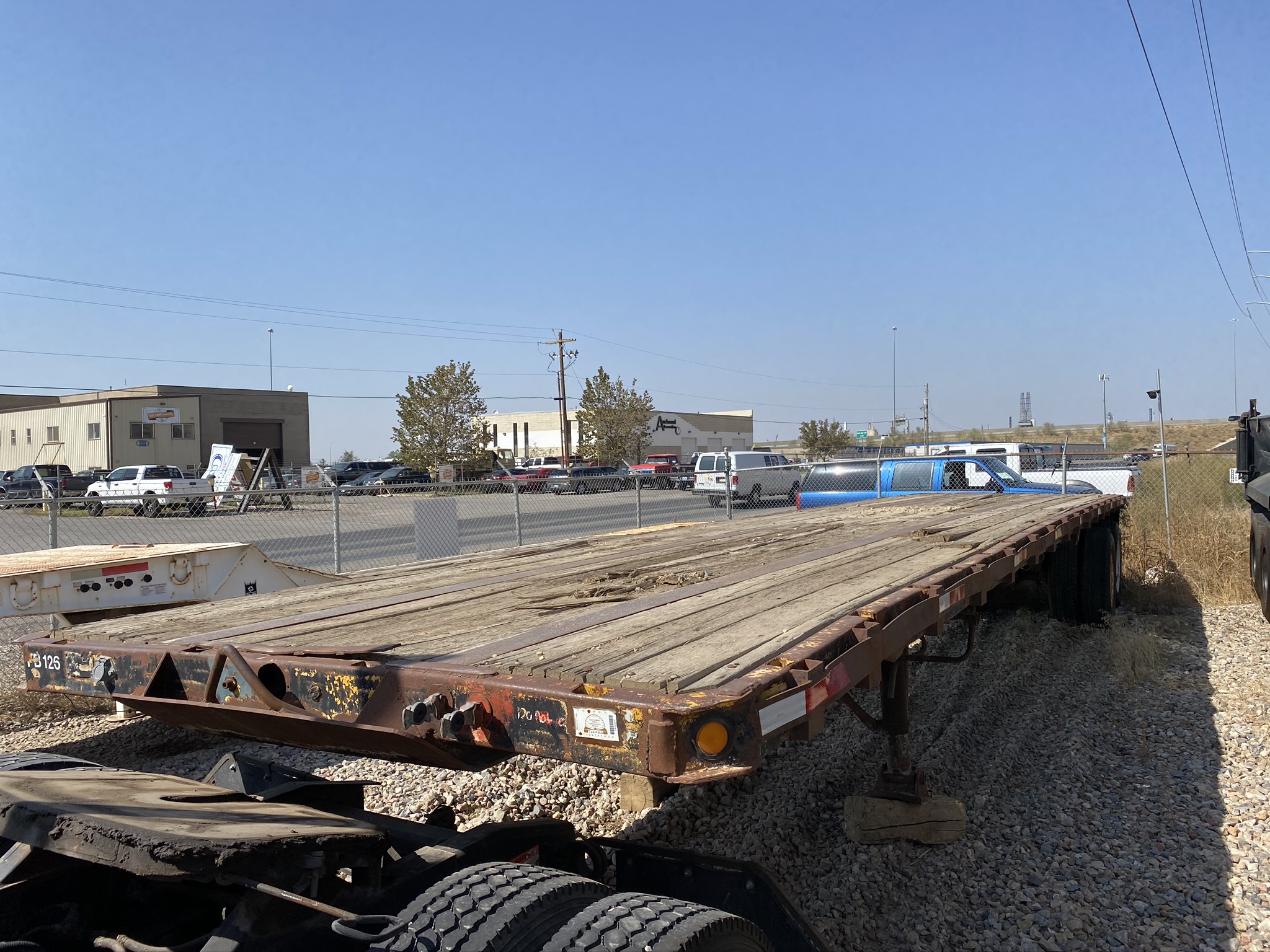 USED 40' FLAT BED TRAILERS Dogface Heavy Equipment Sales Dogface