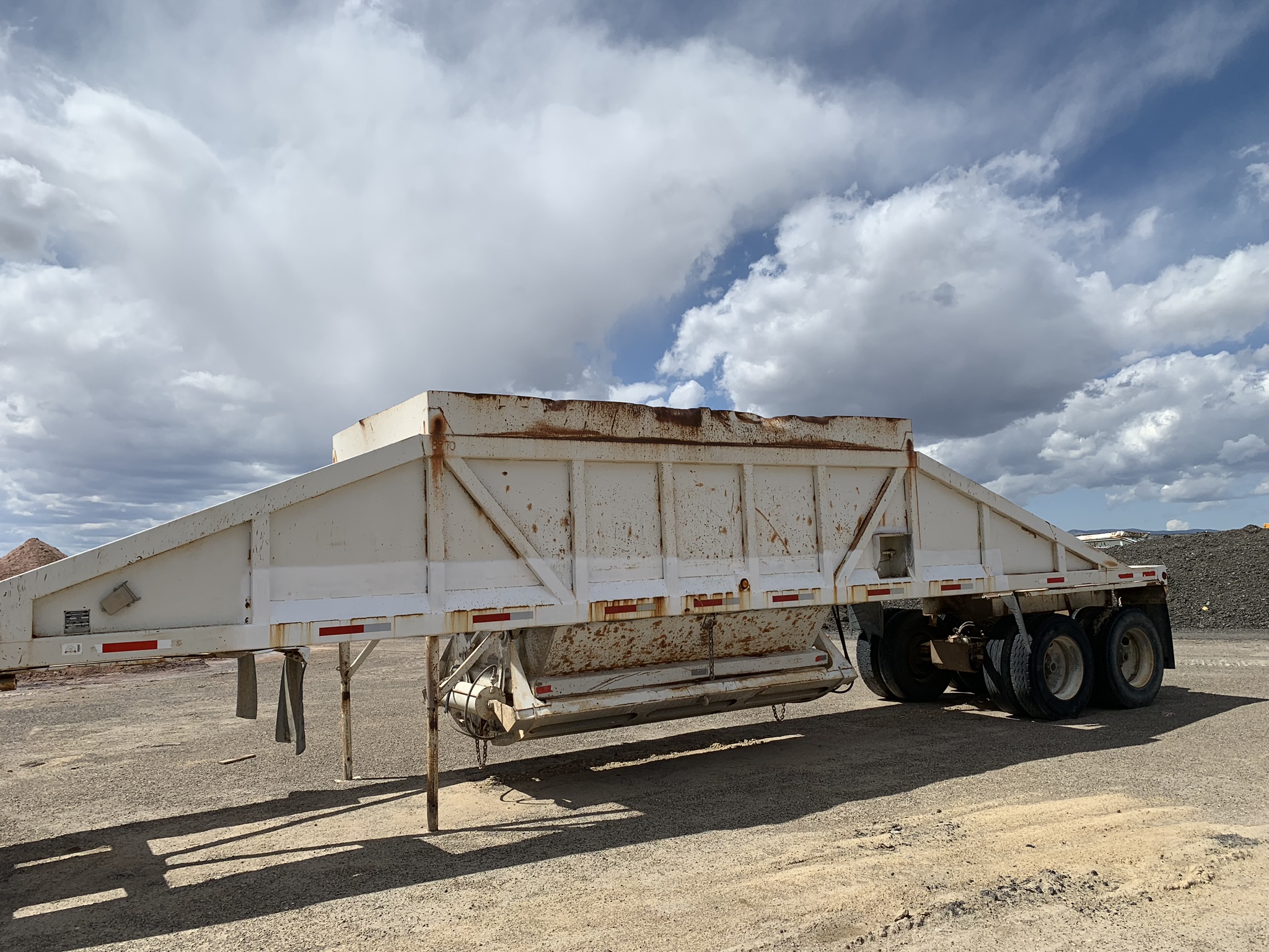 TANDUM AXLE BELLY DUMP TRAILER Dogface Heavy Equipment Sales