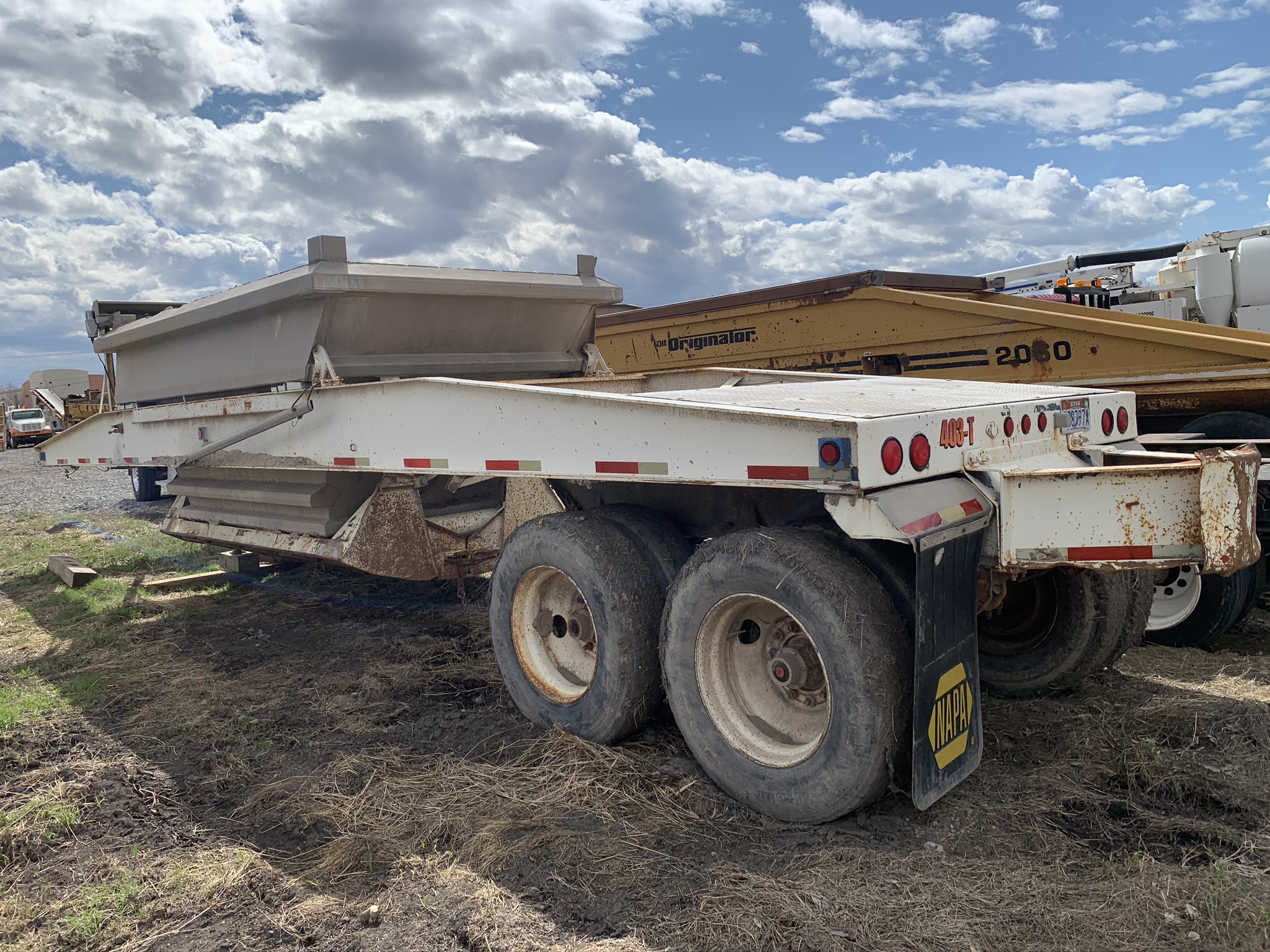 TANDUM AXEL BELLY DUMP TRAILER Dogface Heavy Equipment Sales