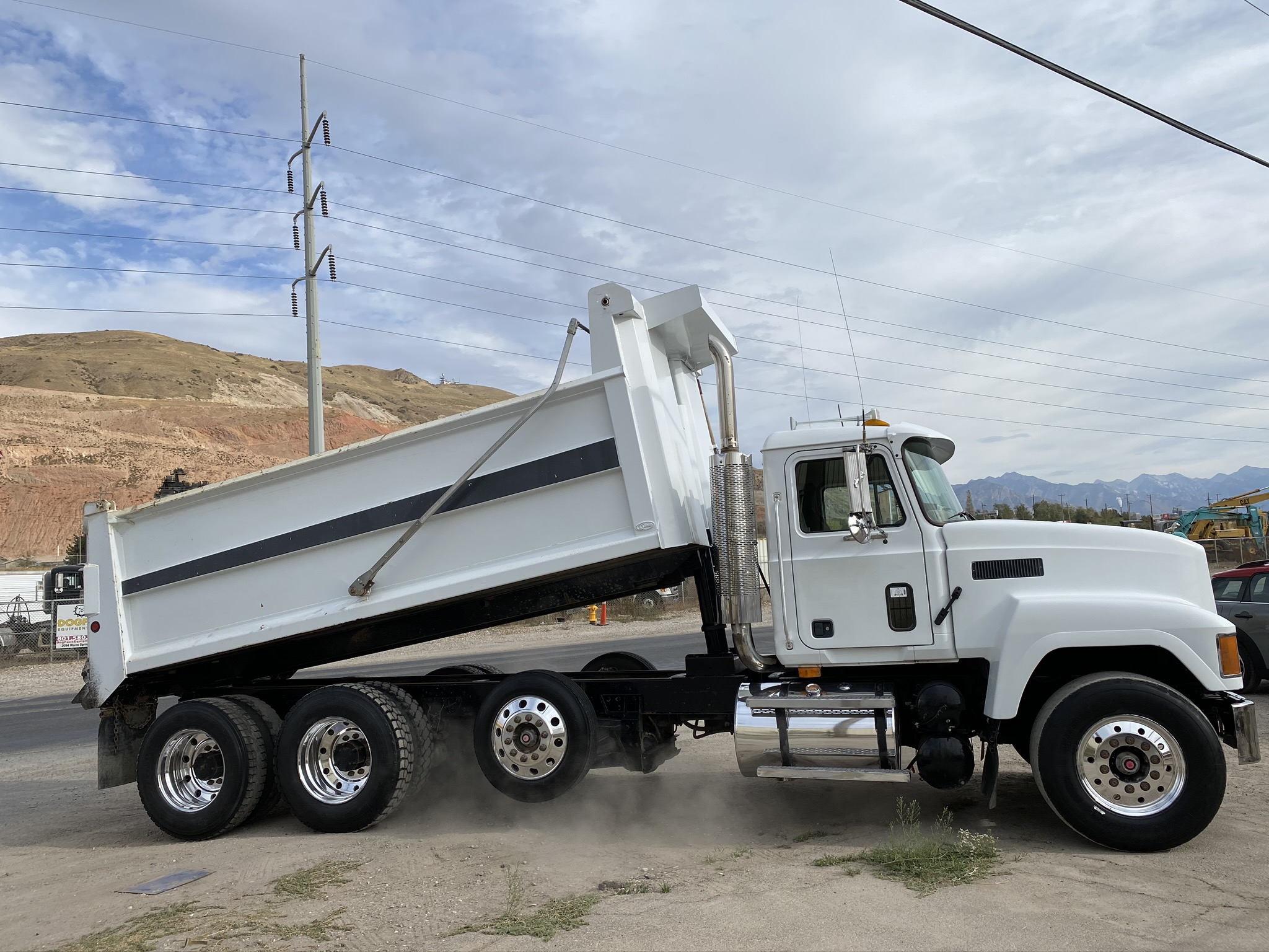 CH600 4 AXLE ROCK BED DUMP TRUCK Dogface Heavy Equipment Sales Dogface Heavy Equipment Sales