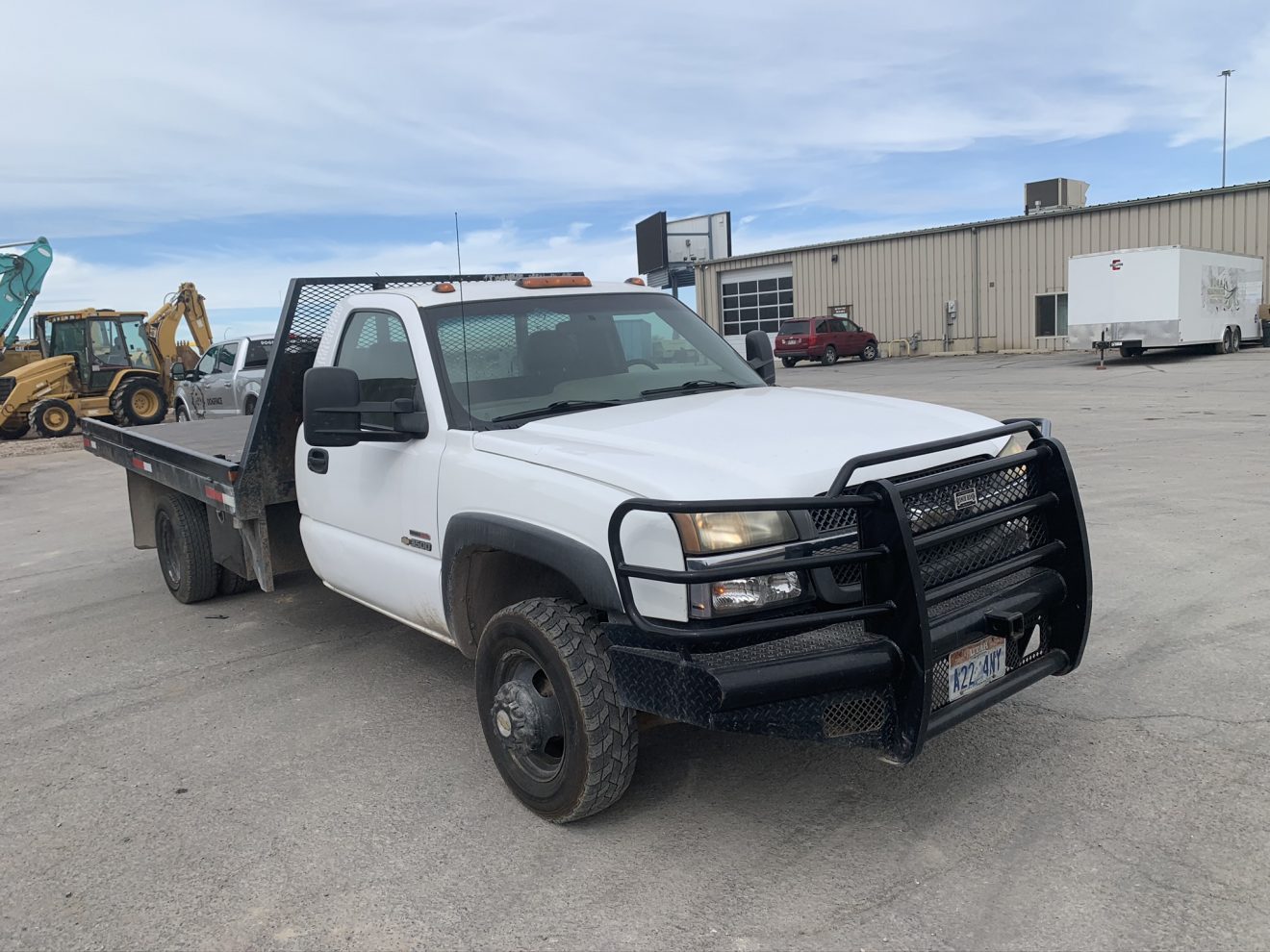 CHEVY 2001 3500 DURAMAX 3500 FLAT BED