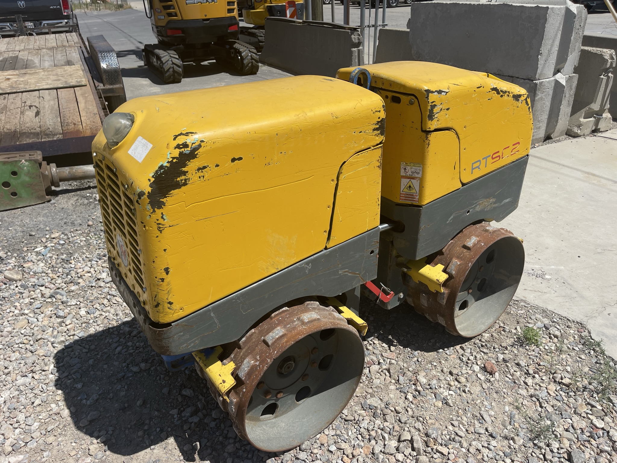 RTSC2 WALK BEHIND COMPACTOR Dogface Heavy Equipment Sales Dogface