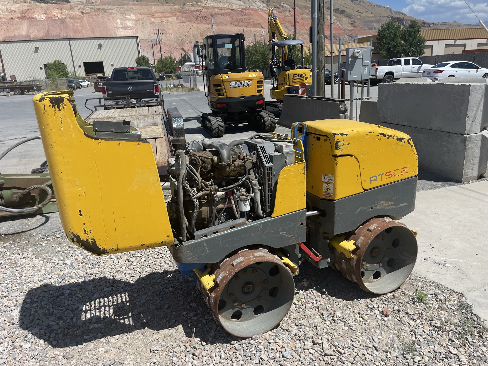 RTSC2 WALK BEHIND COMPACTOR Dogface Heavy Equipment Sales Dogface