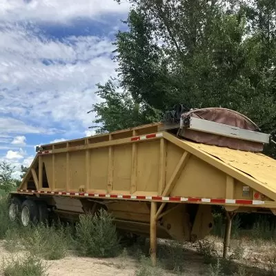 1968 BEALL TANDEM AXLE BELLY DUMP TRAILER