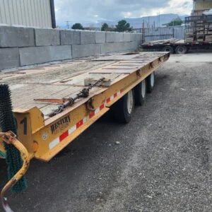 30 TON TRACK HOE TILT DECK TRAILER